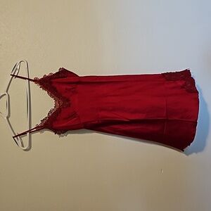 NWOT Allegra k satin and lace nightgown sz. M